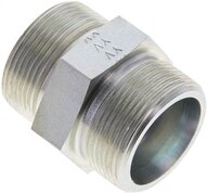 Złączka hydrauliczna prosta, gwintowana 30 S (M42x2), stal ocynkowana