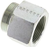 Złączka hydrauliczna prosta, redukcyjna GZ/GW, M 42x2-35 L (M45x2), stal ocynkowana