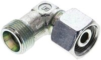 Kolanko hydrauliczne 90 st., nastawne, gwintowane 12 S (M20x1,5), stal ocynkowana