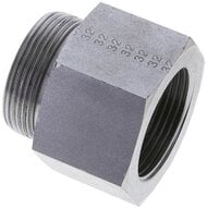 Złączka hydrauliczna prosta, pierścieniowa G 1-1/4"-35 L (M45x2), stal ocynkowana
