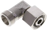 Kolanko hydrauliczne 90 st., nastawne, gwintowane 12 S (M20x1,5), stal nierdzewna