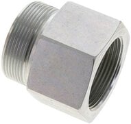 Złączka hydrauliczna prosta, pierścieniowa G 1-1/2"-38 S (M52x2), stal ocynkowana