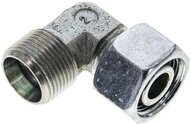 Kolanko hydrauliczne 90 st., nastawne, gwintowane 15 L (M22x1,5), stal ocynkowana