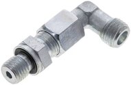 Kolanko hydrauliczne 90 st., nastawne, gwint M 12x1,5-6 S (M14x1,5), stal ocynkowana