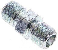 Złączka hydrauliczna prosta, gwintowana 4 LL (M8x1), stal ocynkowana