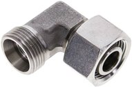 Kolanko hydrauliczne 90 st., nastawne, gwintowane 15 L (M22x1,5), stal nierdzewna