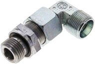 Kolanko hydrauliczne 90 st., nastawne, gwint G 1/2"-15 L (M22x1,5), stal ocynkowana
