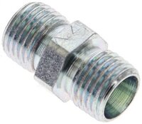 Złączka hydrauliczna prosta, gwintowana 6 LL (M10x1), stal ocynkowana