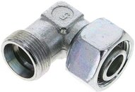 Kolanko hydrauliczne 90 st., nastawne, gwintowane 18 L (M26x1,5), stal ocynkowana