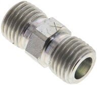Złączka hydrauliczna prosta, gwintowana 6 S (M14x1,5), stal ocynkowana