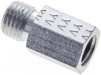 Złączka hydrauliczna prosta, redukcyjna GZ/GW, M 12x1,5-6 S (M14x1,5), stal ocynkowana