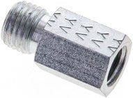 Złączka hydrauliczna prosta, redukcyjna GZ/GW, M 12x1,5-6 S (M14x1,5), stal ocynkowana