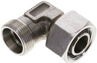 Kolanko hydrauliczne 90 st., nastawne, gwintowane 18 L (M26x1,5), stal nierdzewna