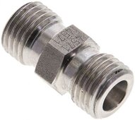Złączka hydrauliczna prosta, gwintowana 6 S (M14x1,5), stal nierdzewna