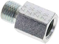 Złączka hydrauliczna prosta, pierścieniowa G 1/4"-6 S (M14x1,5), stal ocynkowana