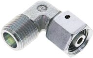 Kolanko hydrauliczne 90 st., nastawne, gwintowane, uszczelnienie stożkowe 8 S (M16x1,5), stal ocynkowana