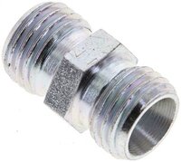 Złączka hydrauliczna prosta, gwintowana 8 L (M14x1,5), stal ocynkowana