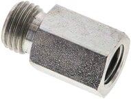 Złączka hydrauliczna prosta, redukcyjna GZ/GW, M 12x1,5-8 L (M14x1,5), stal ocynkowana