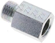 Złączka hydrauliczna prosta, pierścieniowa G 1/4"-8 L (M14x1,5), stal ocynkowana