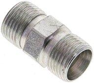 Złączka hydrauliczna prosta, gwintowana 8 LL (M12x1), stal ocynkowana