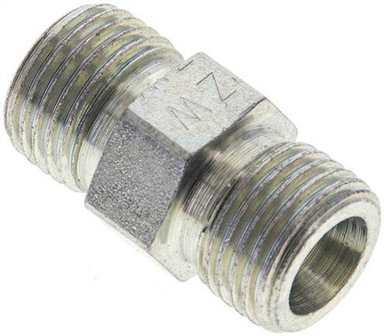 Złączka hydrauliczna prosta, gwintowana 8 S (M16x1,5), stal ocynkowana