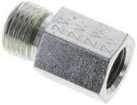 Złączka hydrauliczna prosta, pierścieniowa G 1/4"-8 S (M16x1,5), stal ocynkowana