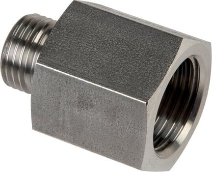 Złączka hydrauliczna prosta, pierścieniowa G 1/4"-8 S (M16x1,5), stal nierdzewna