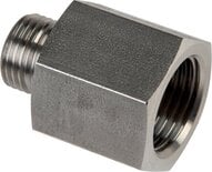 Złączka hydrauliczna prosta, pierścieniowa G 1/4"-8 S (M16x1,5), stal nierdzewna