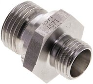 Złączka hydrauliczna prosta, gwint G 1/2"-10 L (M16x1,5), stal nierdzewna