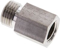 Złączka hydrauliczna prosta, pierścieniowa G 1/4"-10 L (M16x1,5), stal nierdzewna