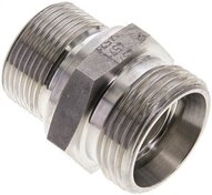Złączka hydrauliczna prosta, gwint M 26x1,5-22 L (M30x2), stal nierdzewna