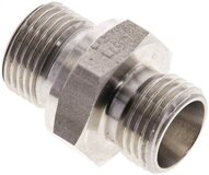 Złączka hydrauliczna prosta, gwint G 3/8"-10 L (M16x1,5), stal nierdzewna