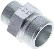 Złączka hydrauliczna prosta, redukcyjna, 20 S (M30x2)-16 S (M24x1,5), stal ocynkowana
