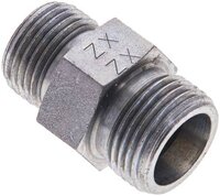 Złączka hydrauliczna prosta, redukcyjna, 12 S (M20x1,5)-10 S (M18x1,5), stal ocynkowana
