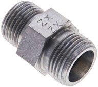 Złączka hydrauliczna prosta, redukcyjna, 12 S (M20x1,5)-10 S (M18x1,5), stal ocynkowana
