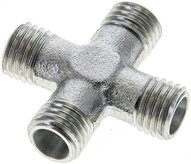 Czwórnik hydrauliczny, gwintowany, 6 L (M12x1,5), stal ocynkowana