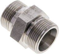 Złączka hydrauliczna prosta, gwint G 1"-25 S (M36x2), stal nierdzewna