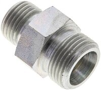 Złączka hydrauliczna prosta, redukcyjna, 12 S (M20x1,5)-8 S (M16x1,5), stal ocynkowana