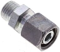 Złączka prosta hydrauliczna, redukcyjna, 10 L-8 L (M14x1,5), stal ocynkowana