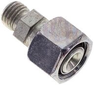 Złączka prosta hydrauliczna, redukcyjna, 12 L-6 L (M12x1,5), stal ocynkowana