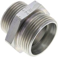Złączka hydrauliczna prosta, redukcyjna, 28 L (M36x2)-22 L (M30x2), stal ocynkowana