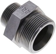 Złączka hydrauliczna prosta, redukcyjna, 30 S (M42x2)-20 S (M30x2), stal ocynkowana