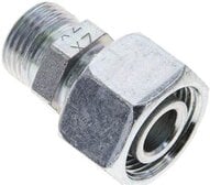 Złączka prosta hydrauliczna, redukcyjna, 15 L-12 L (M18x1,5), stal ocynkowana
