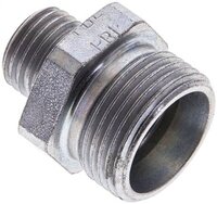 Złączka hydrauliczna prosta, redukcyjna, 15 L (M22x1,5)-8 L (M14x1,5), stal ocynkowana