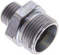 Złączka hydrauliczna prosta, redukcyjna, 15 L (M22x1,5)-8 L (M14x1,5), stal ocynkowana