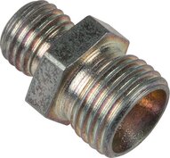 Złączka hydrauliczna prosta, redukcyjna, 16 S (M24x1,5)-10 S (M18x1,5), stal ocynkowana