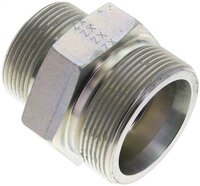 Złączka hydrauliczna prosta, redukcyjna, 38 S (M52x2)-30 S (M42x2), stal ocynkowana