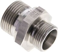 Złączka hydrauliczna prosta, gwint G 3/4"-15 L (M22x1,5), stal nierdzewna