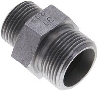 Złączka hydrauliczna prosta, redukcyjna, 16 S (M24x1,5)-12 S (M20x1,5), stal ocynkowana