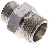 Złączka hydrauliczna prosta, redukcyjna, 16 S (M24x1,5)-12 S (M20x1,5), stal nierdzewna